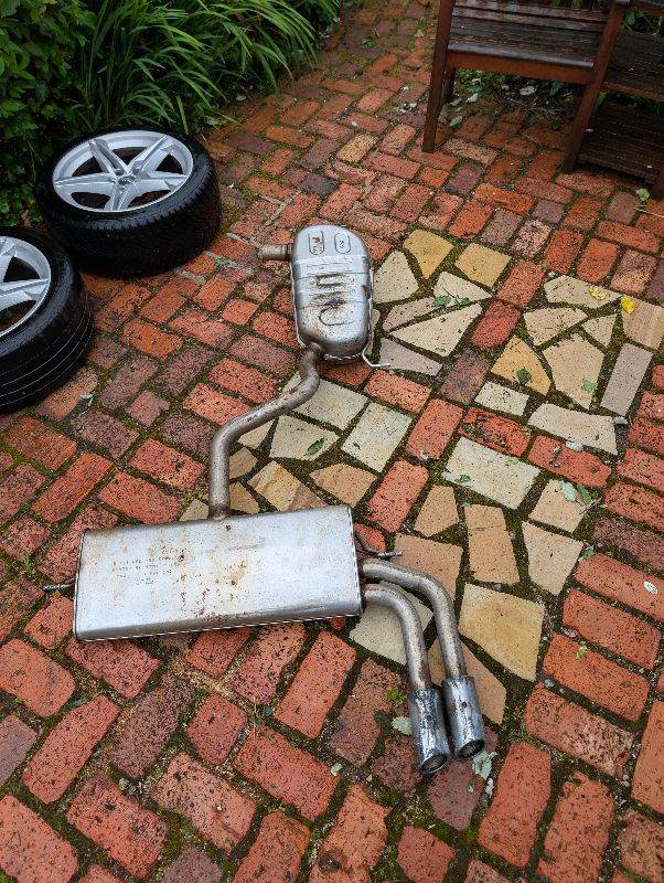 Audi A3 Saloon part exhaust(2017 8Y)
