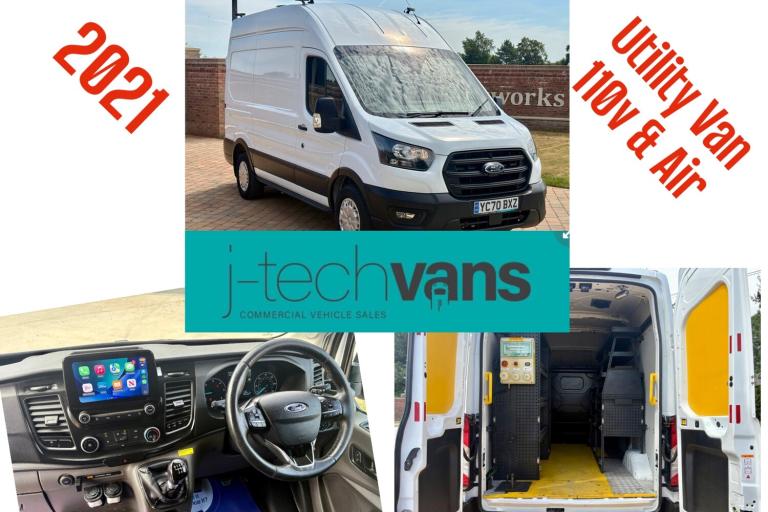 2021 Ford Transit 2.0 EcoBlue 130ps L2 H3 Leader Van ***PTO Compressor / Generator*** PANEL VAN D...