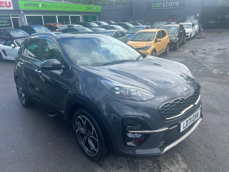2021 Kia Sportage Grey 1.6 T-GDi GT-Line S SUV, 70,000 miles, Euro 6, Automatic AWD, 19in all EST...