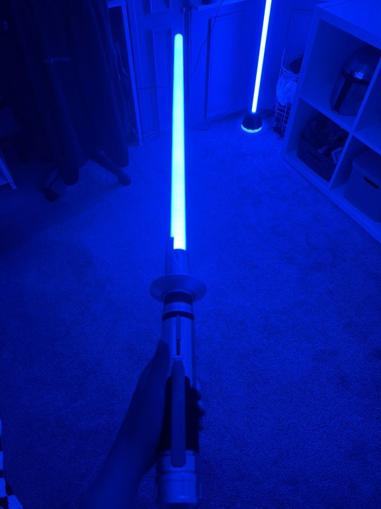 Star Wars Blue Lightsaber - Metal Hilt, Hardly Used