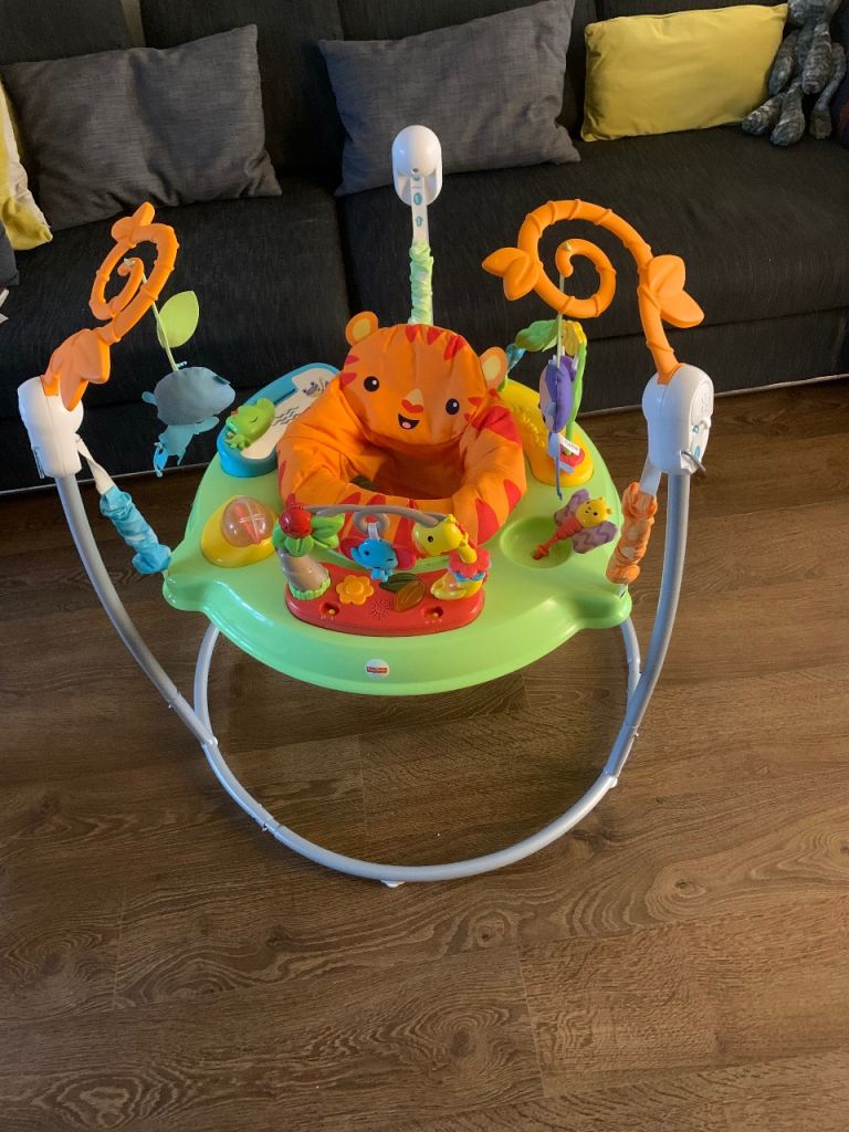 Multicoloured Plastic Baby Bouncer - Good Condition
