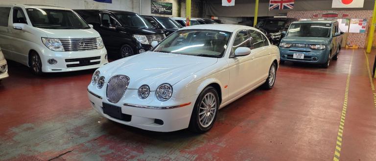  Jaguar S-Type BEIGE LEATHER RARE WHITE COLOUR 2007 Manual