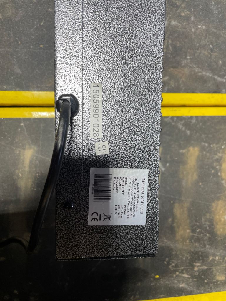 Caravan plinth heater