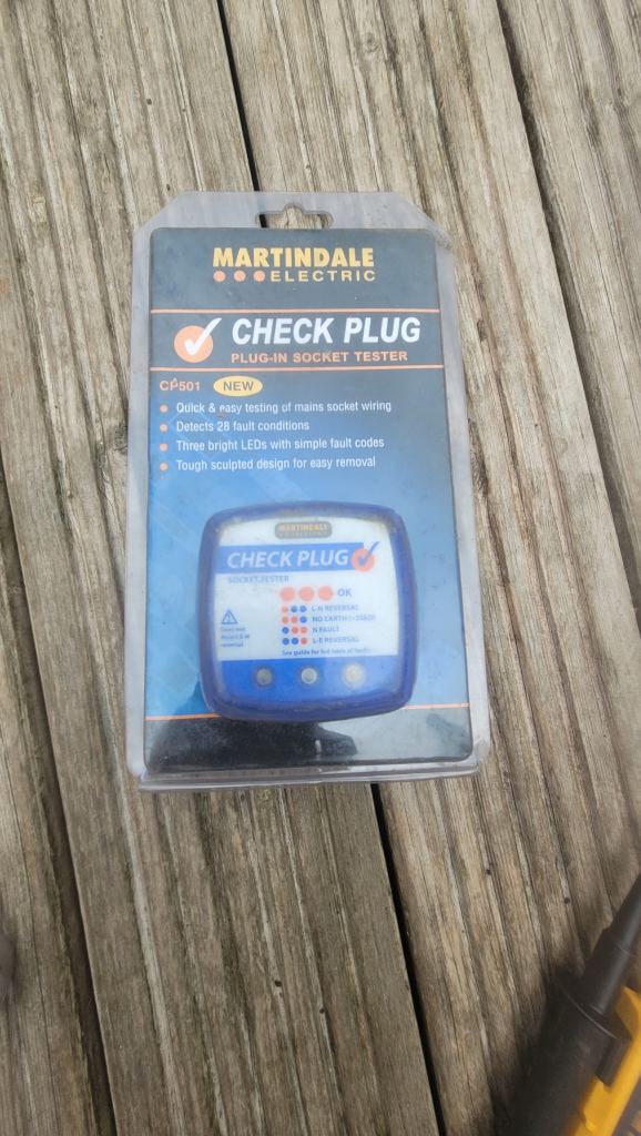 Martindale Electric Check Plug – New, Unused Socket Tester