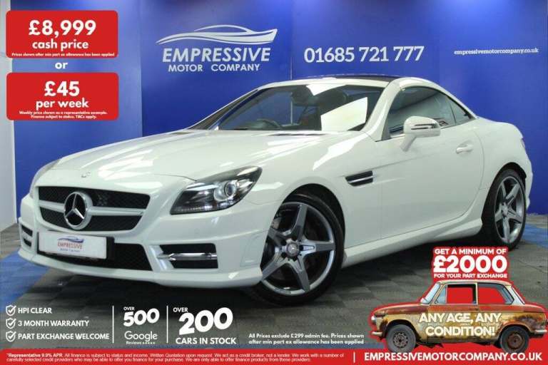 2013 Mercedes-Benz SLK 2.1 SLK250 CDI BlueEfficiency AMG Sport Convertible 2dr Diesel G-Tronic+ E...