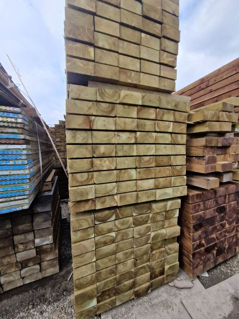 Treated Timber Wood Planks - New Condition
