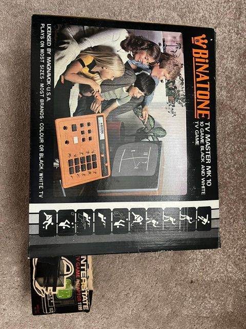 Vintage Binatone TV Master MK 10 TV Game Console - Boxed