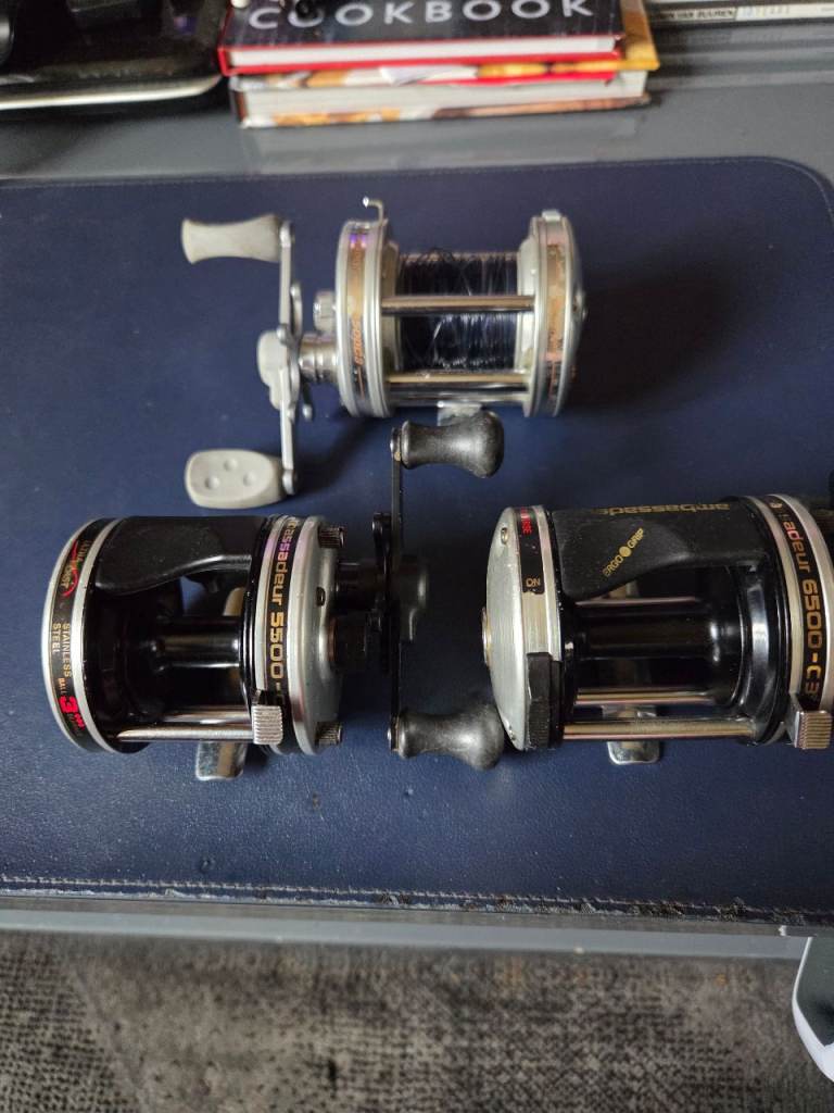 ABU VTG 6500C3's X 2 + 5500c3 job lot 
