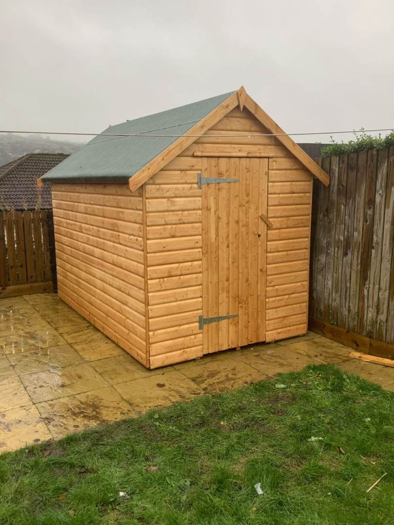 10x6 APEX 20MM LOG SUPPLIED & FITTED FOR YOU 