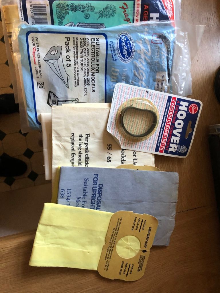 Hoover bags and spares