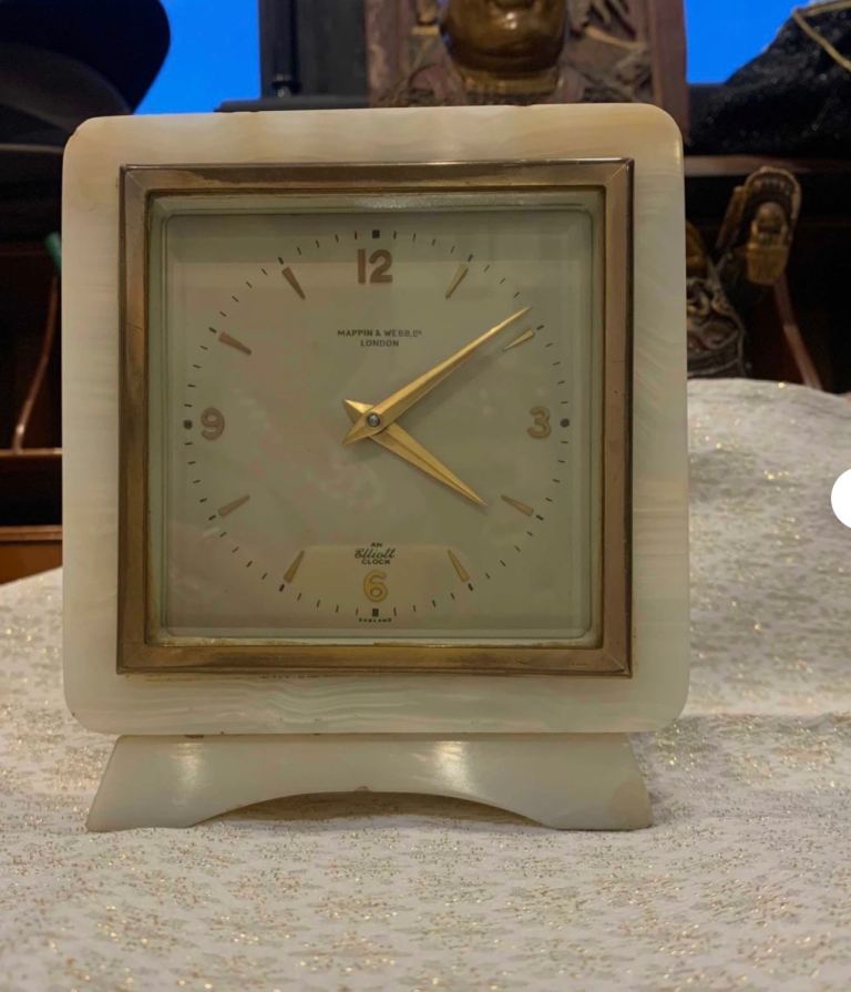 Vintage Mappin & Webb Ltd London Elliott Mantel Clock – Made in England 