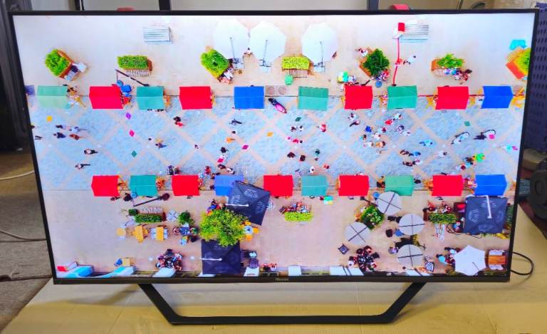 image for Hisense 50 inch smart 4k ultra HD Qled TV unused with remote 