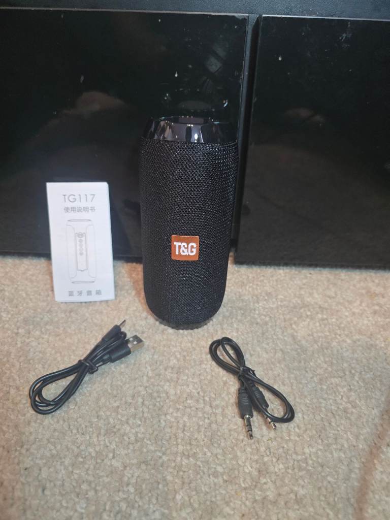 T&G Portable Bluetooth Speaker, IPX4 Waterproof Wireless Speaker with Subwoofer with FM radio