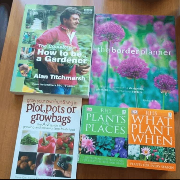 Bundle of gardening books. In very good or good condition.