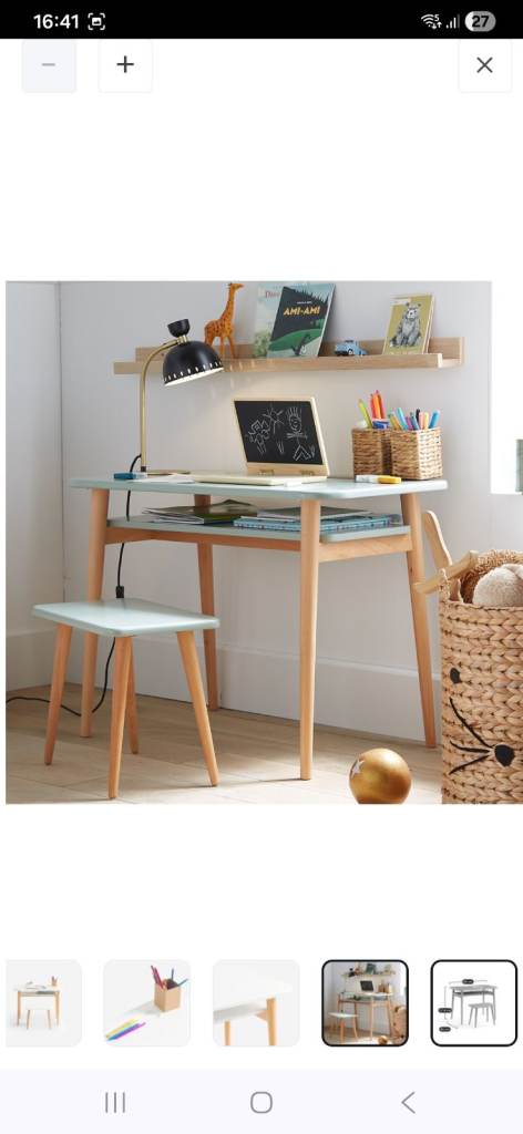 £299 LA REDOUTE KIDS DESK AND CHAIR
