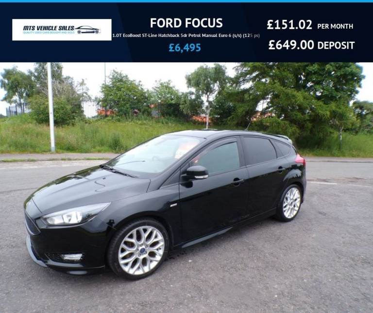 FORD FOCUS 1.0T ST-LINE 2016,Sat Nav,Bluetooth,DAB,60MPG,£20 Road Tax,Spotless Condition,F.S.H