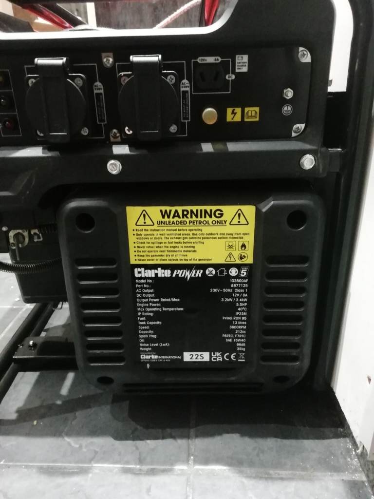 Clarke 3500 Generator 
