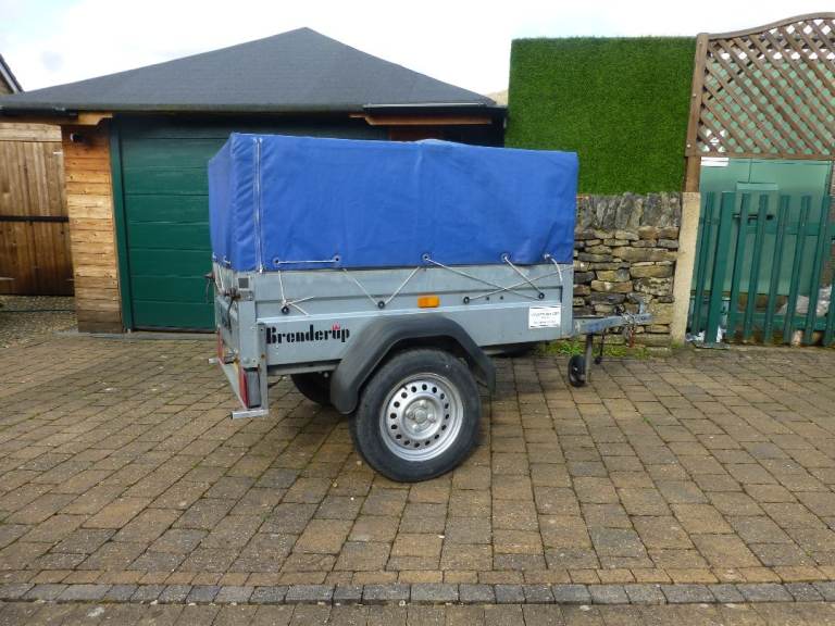 Trailer for sale. Single axle trailer made by Brenderup.