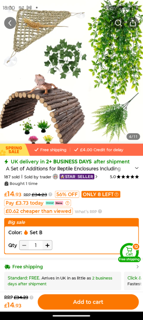 Vivarium (reptile tank)