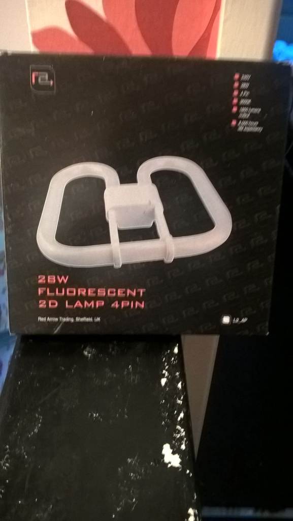 28W FLUORESCENT 2D LAMP 4 PIN NEW