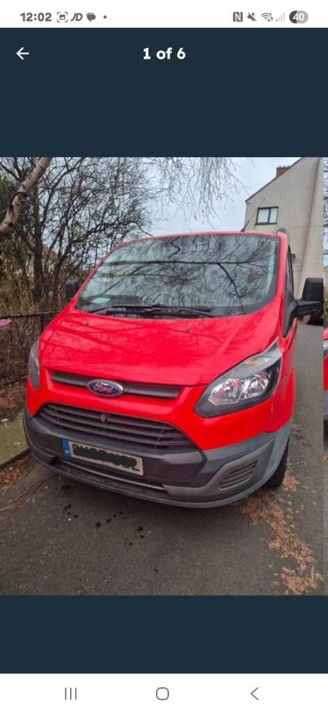 Ford, TRANSIT CUSTOM, Panel Van, 2017, Manual, 1996 (cc)