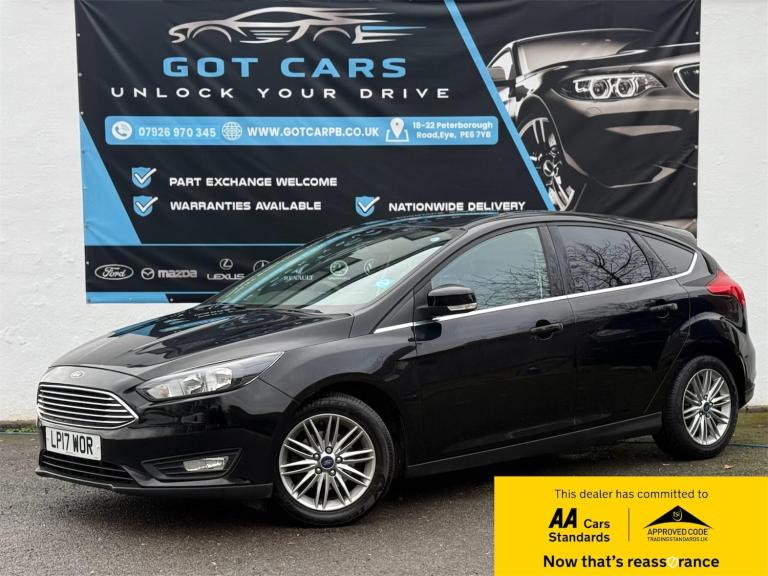 2017 Ford Focus 1.0T EcoBoost Zetec Edition Euro 6 (s/s) 5dr HATCHBACK Petrol Manual