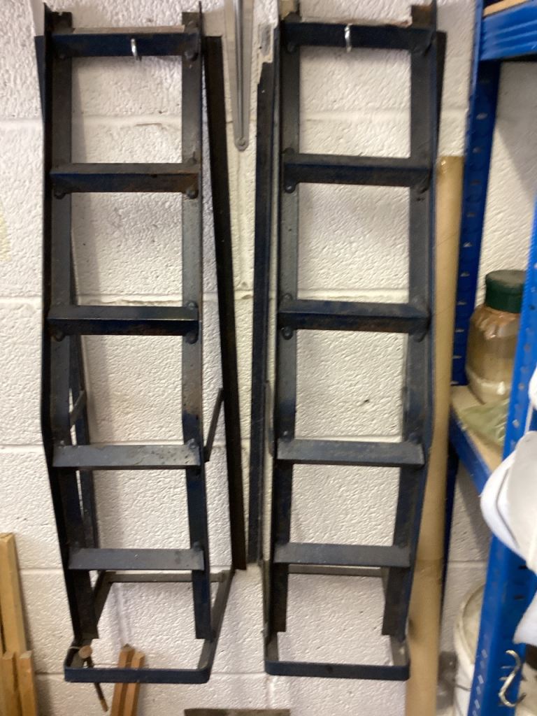 Steel car ramps 