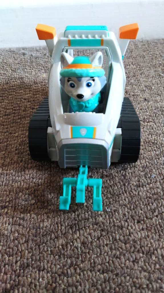 Paw Patrol Everest Vehicle & Figure Pup - Snow Plough Plow