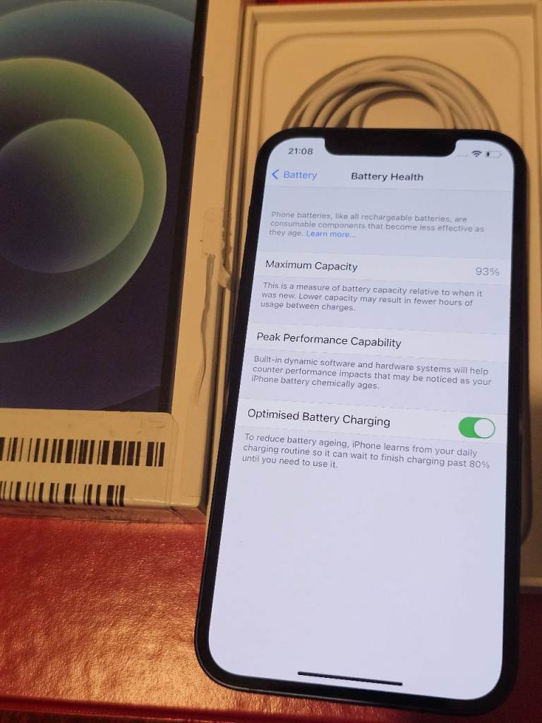 Iphone 12 5g 64gb unlocked 93%bat £140