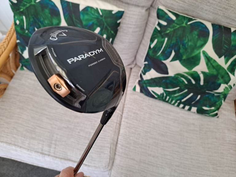 CALLAWAY PARADYM 9° GOLF DRIVER MENS RH WITH REGULAR SHAFT + HEADCOVER A1.