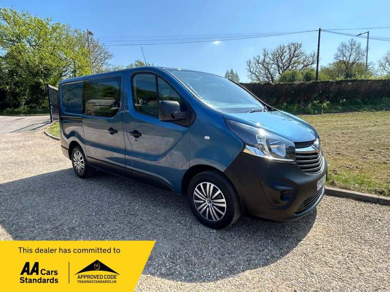 2018 Vauxhall Vivaro 1.6 CDTi 2900 BiTurbo ecoTEC Crew Van L1 H1 Euro 6 (s/s) 5dr (6 Seat) PANEL ...