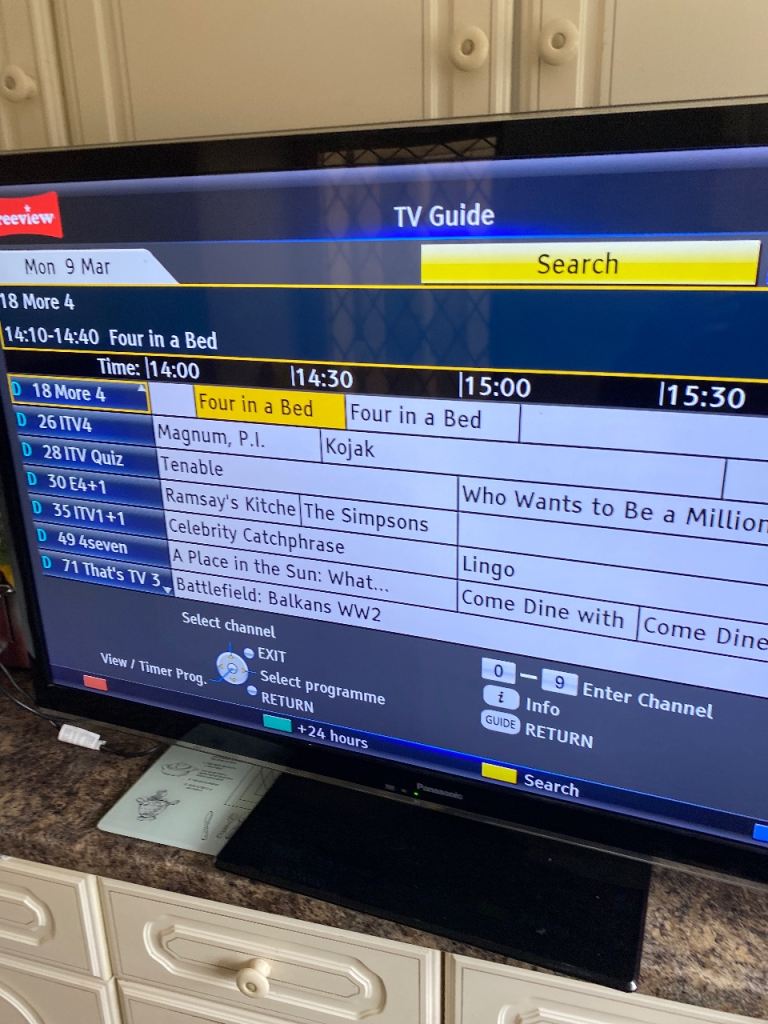 Panasonic 50” viera  freeview smart 