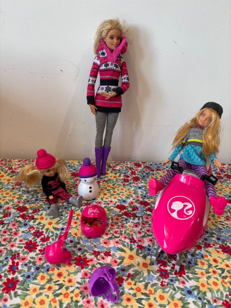 Barbie snowmobile 