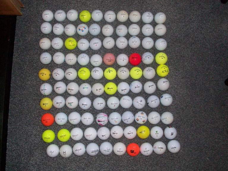  100 golf balls Titleist Callaway Srixon Taylormade and more
