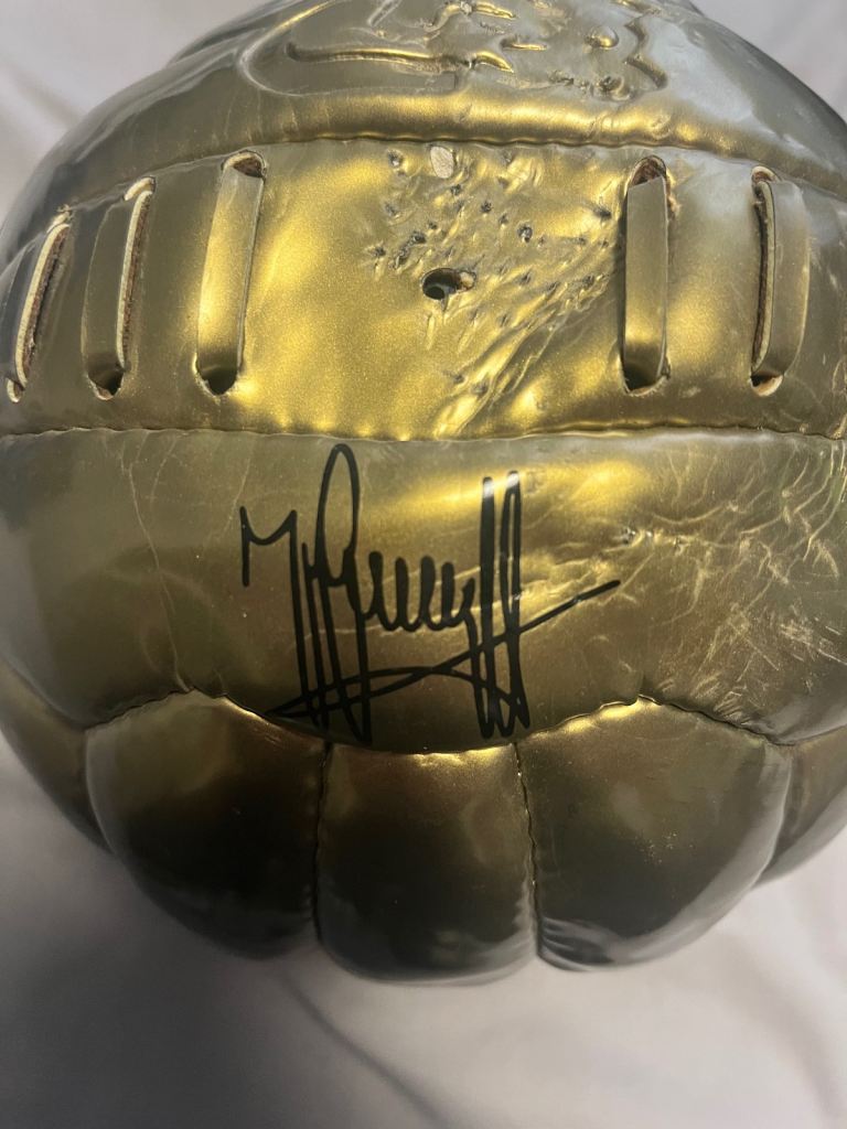 Johanna cruyff signed football 
