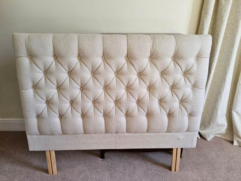 image for Double Bed Upholstered Headboard
