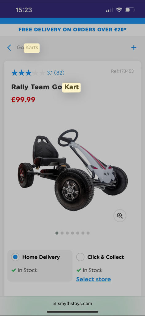Kids go kart