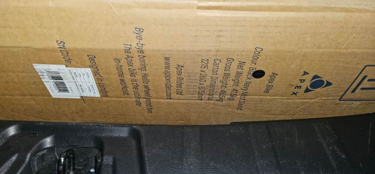 Apex Rider Exercise Bike - still boxed and unopened - collection only