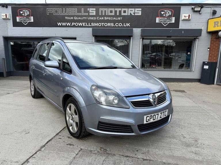 2007 Vauxhall Zafira Club MPV Petrol Manual