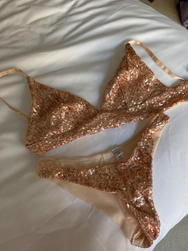 Very cute shiny sexy lingerie 