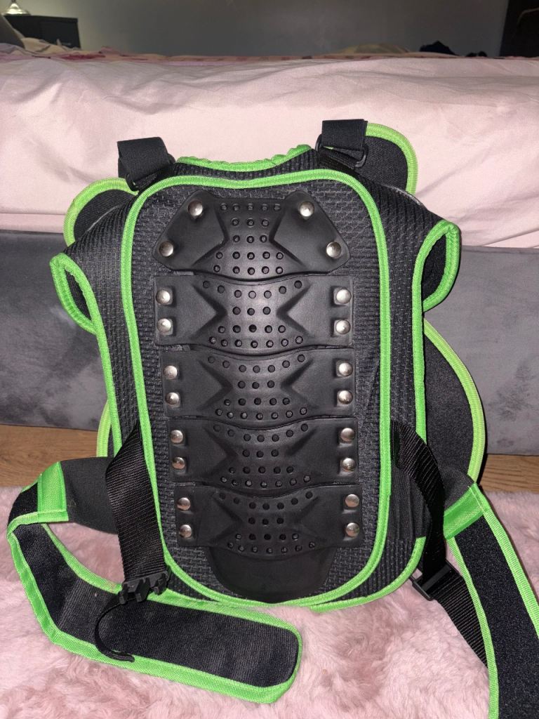 STAR AST Motorcycle Chest & Back Protector Vest – New, L/XL