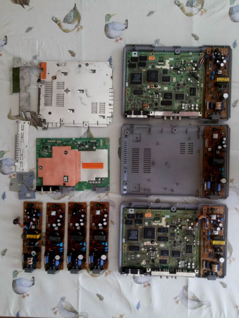 PLAYSTATION 1 SPARE PARTS BUNDLE & A  PS ONE BOX WITH PACKAGING