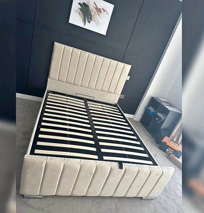 OTTOMAN BEDS FOR SALE! 30% OFF TODAY! - Double Luxury Bed Frame With Gas lift Up Bed Frame COD