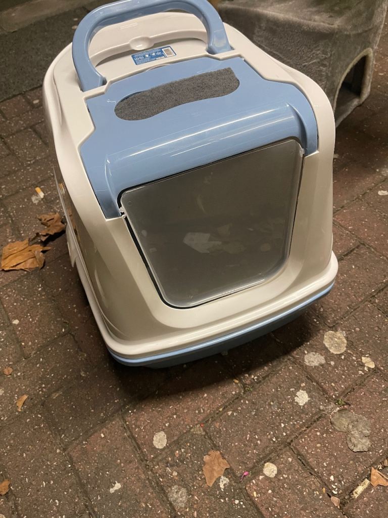 extra large cat toilet with lid cat litter tray