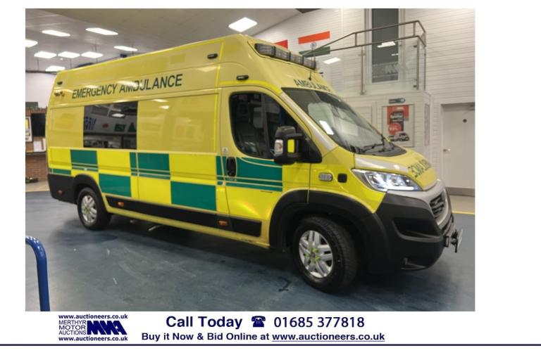2019 Fiat Ducato 42 MAXI 2.3 MULTIJET II 176PS AMBULANCE C/W STRETCHER AND RAMP (EURO 6) --- PANE...