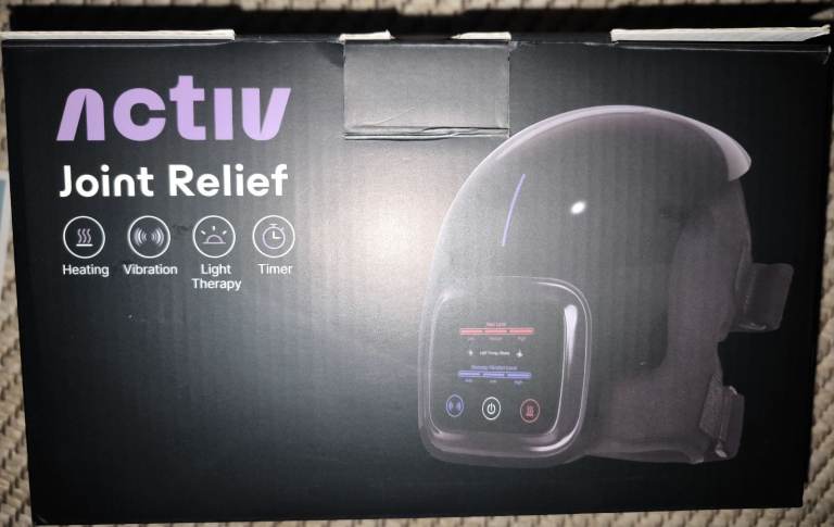 Portable, clinical-grade knee / shoulder massager with infrared heat
