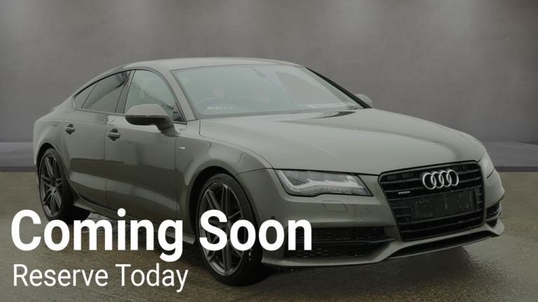 2013 Audi A7 2013 13-Reg Audi A7 3.0T FSI Quattro 310 S Line 5dr S Tronic 5 Seat,LOOK! HATCHBACK ...
