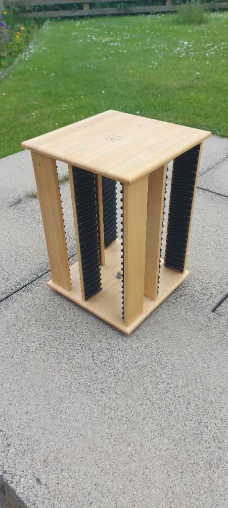 Rotating CD Storage Carousel