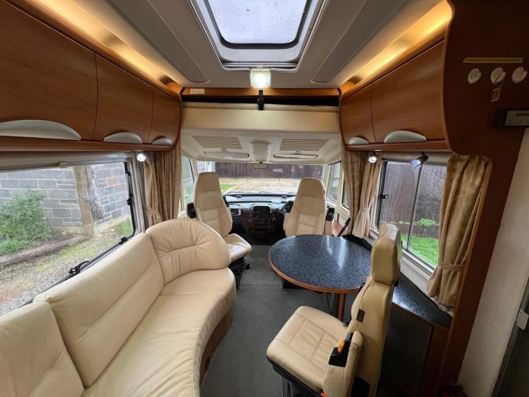 Hymer S820, A Class, 4 Berth, Rear Fixed Bed, Drop Down Bed, Sports Garage