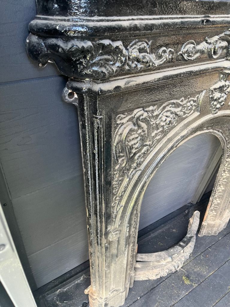 Cast iron fire place Victorian 